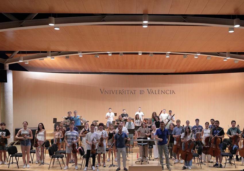 Foto de l'Orquestra Filharmònica de la Universitat de València